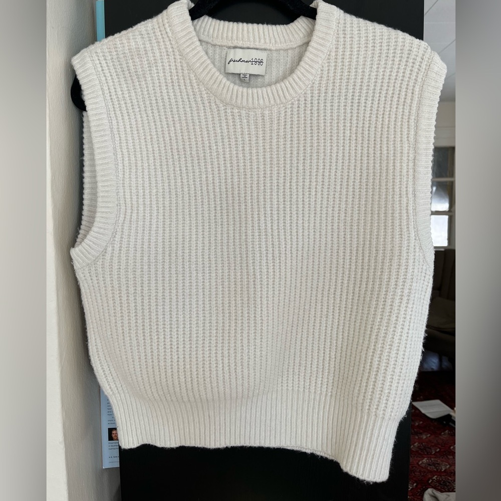 Ivory Knit Vest